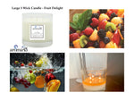 Fruit Delight Large 3 Wick Candle