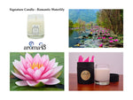 Romantic Waterlily Signature Candle